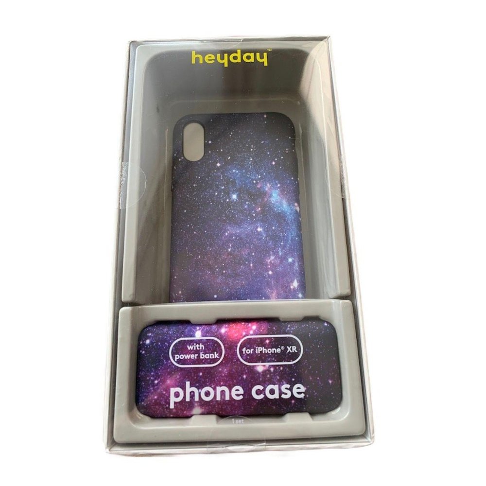 iPhone XR Galaxy Case with Power Bank